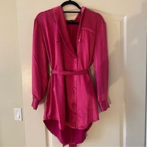 Pink Blazer Dress